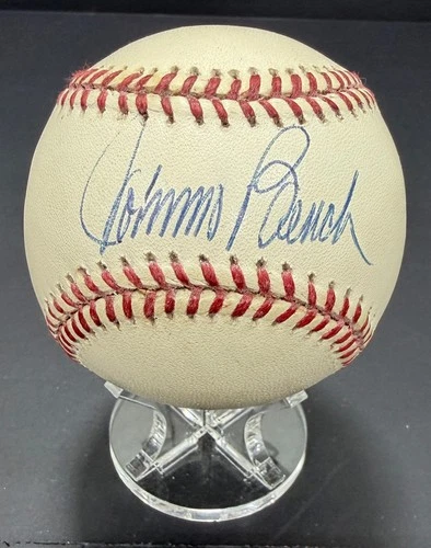 Johnny Bench Single Signed Baseball JSA COA ONL Sweet Spot Autograph ~ HOF Reds