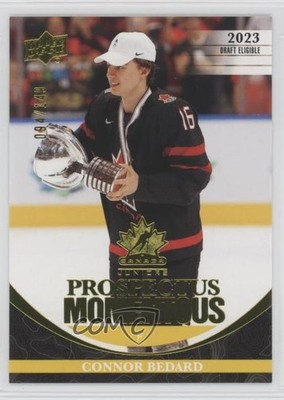 2023 Team Canada Juniors Electric Yellow /149 Connor Bedard #PM-36 Rookie RC 5b7
