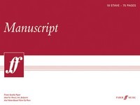 Manuscript Paper DIN A3  - 18 Stave 75 Pages