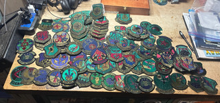 1960s 2000s? HUGE US AIR FORCE SUBDUED LOT 142 PATCHES MIXED USAF LOT ORIGINALS!