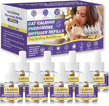 Cat Calming Diffuser Refills, 8 Pack Pheromones for Cats Refill Long-Lasting 240