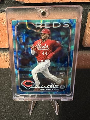Elly De La Cruz RC Debut Aqua Lava Refractor 120/175  2024 Topps Chrome Update