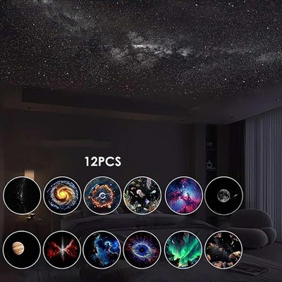 LED Galaxy Starry Night Light Projector 3D Ocean Star Sky Party Lamp Kids Gift