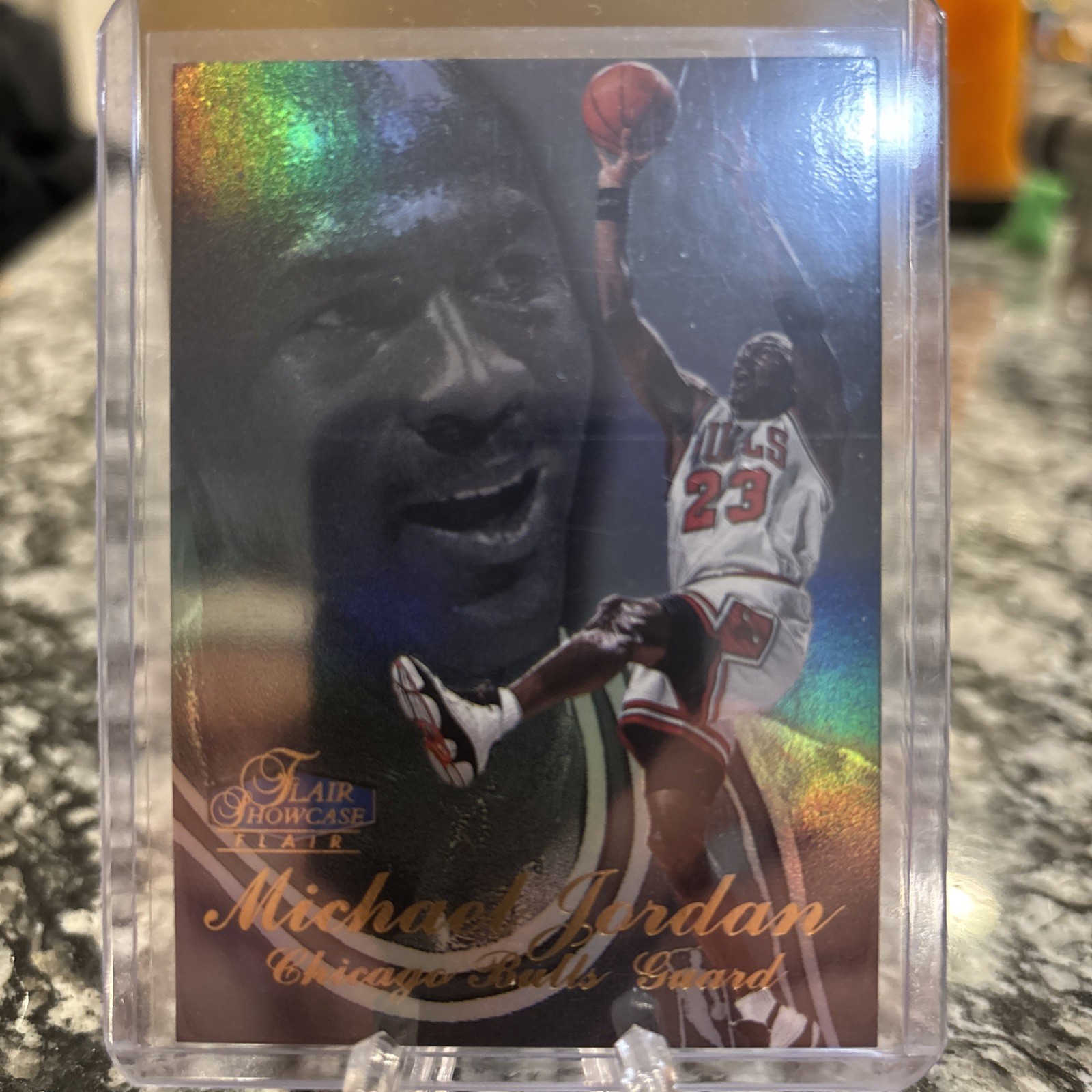 1997-98 Flair Showcase Row 3 Michael Jordan #1 Chicago Bulls