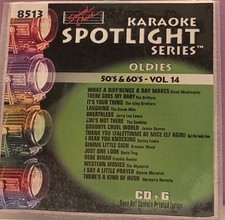 SC8513   50'S 60'S RARE  SOUND CHOICE KARAOKE CDG LOT FL GA