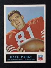 1965 Philadelphia Football Dave Parks #180 San Francisco 49ers