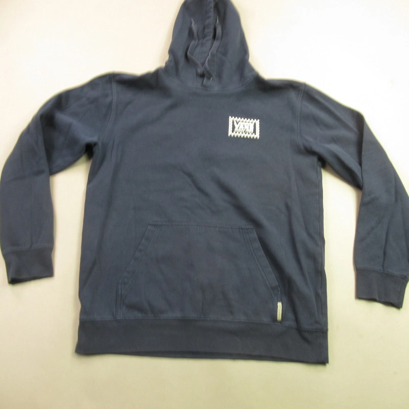 Vans Hoodie Mens Medium Long Sleeve Hooded Casual Pullover Outdoors Blue