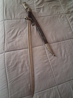 Turkish Peabody M 1874 Bayonet w/ Scabbard Made by Providence Tool Company