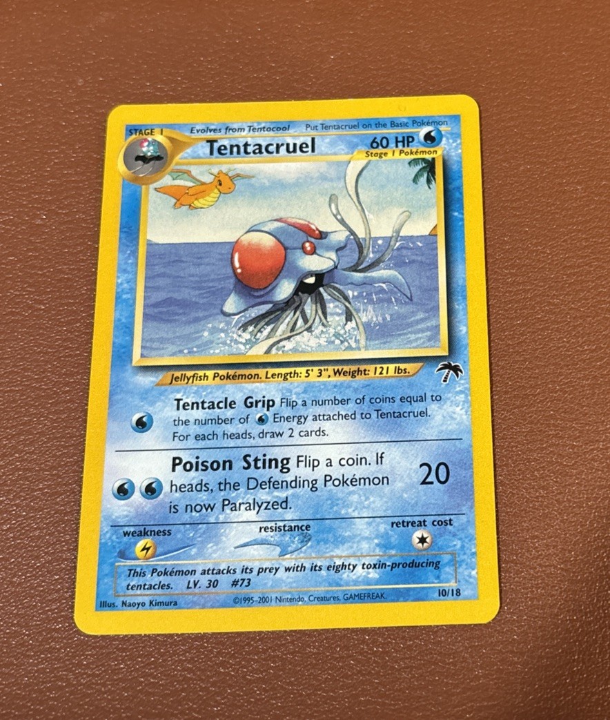 Tentacruel Promo Normal Southern Islands 10/18 NM Pokémon TCG