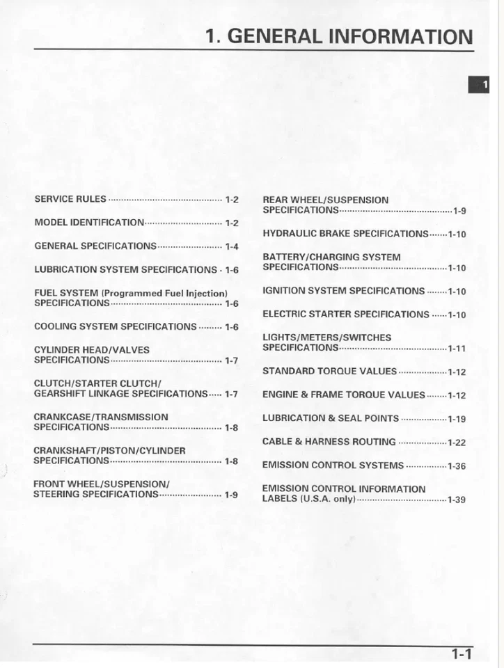 Manual de serviço Honda CBR600RR 2003–2007 - Imagem 2 de 4