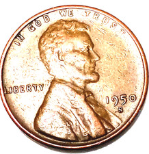 1950 S Lincoln Wheat Cent