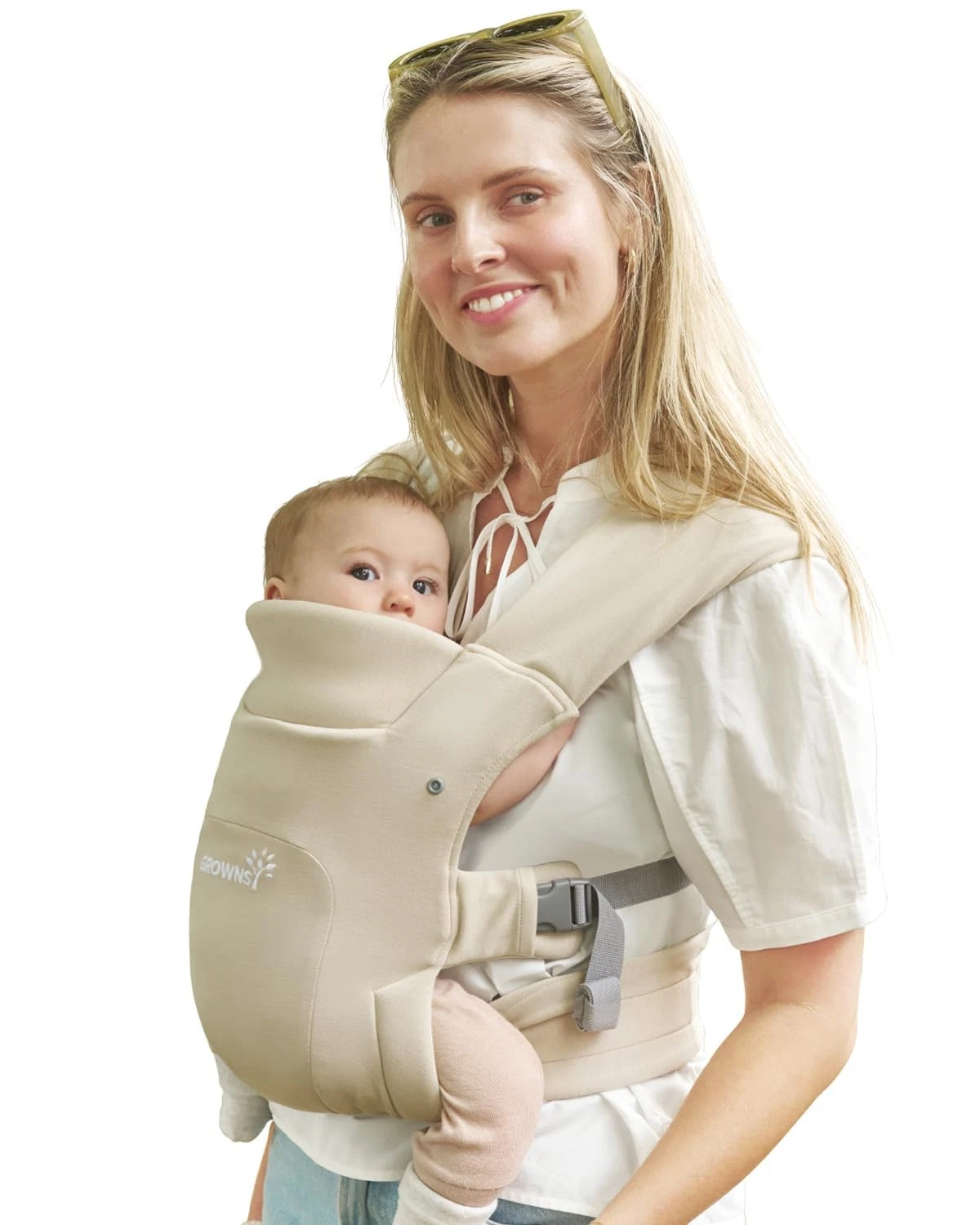 Baby Carrier Cozy Newborn Carrier, Ergonomic Baby Wraps Carrier w/Head Support