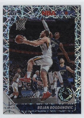 2019 Panini NBA Hoops Premium Stock Silver Lazer Prizm Bojan Bogdanovic #79 3d5