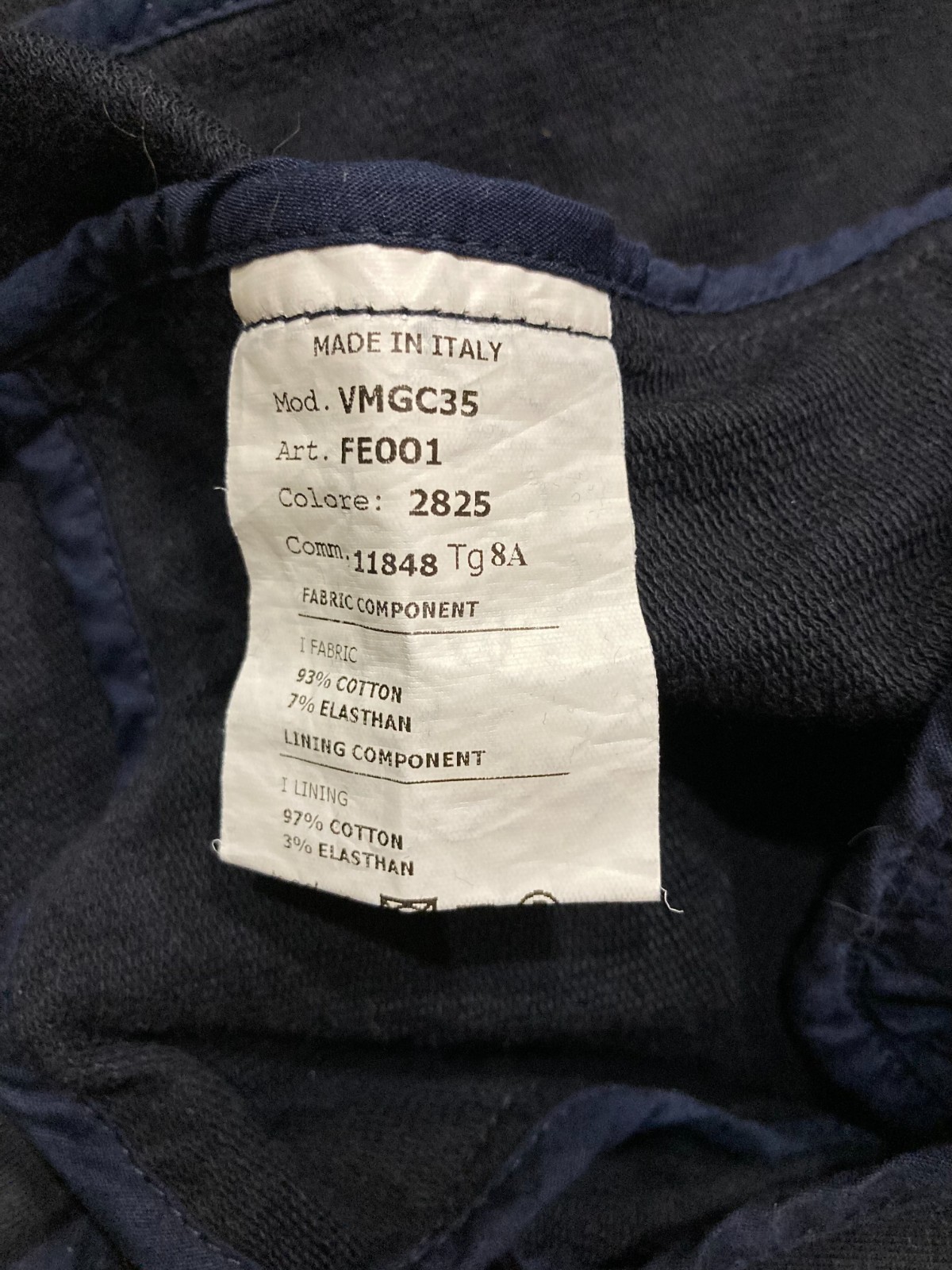 Navy Blue Young Versace Jacket Kids, Made in Italy Size Boys 8A thumbnail 11