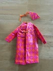 Vintage Barbie Drizzle Dash Raincoat Head Scarf 1968 Mattel 11in Doll Clothes