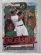 2021 Donruss Frank Thomas Silver Vector Holo Unleashed Parallel #UNL26 White Sox