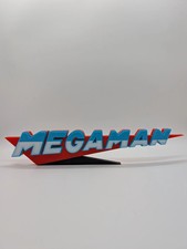 Classic MegaMan Video Game Logo Display Sign