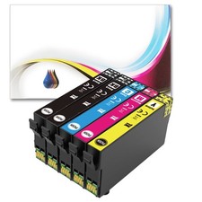 5PK Ink Cartridge Fits Epson WF-7835DTWF, WF-7840DTWF, WF-7830DTWF