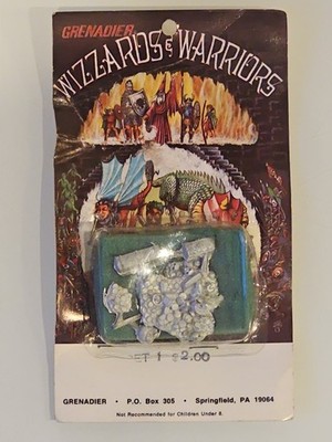 Grenadier Wizzards & Warriors Vintage Miniatures set 1 LOST TREASURE