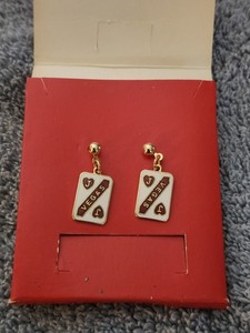 Vintage Jack Enamel  LAS VEGAS Earrings New