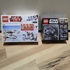 LEGO Star Wars: Rebel Trooper Battle Pack (8083) & Millennium Falcon (75030) NEW