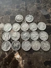 17x Mercury Silver Dimes 90% Silver Lot 1916-1945 $1.70 FV 1.21oz