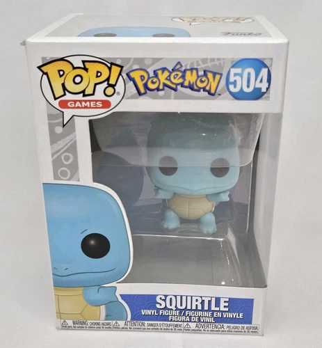 Funko Pop! Games Pokémon Squirtle #504 Vinyl Figure w/Protector