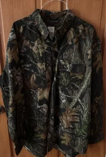 Vintage JerZees Outdoor Camo Mid Weight Field Shirt in 2X
