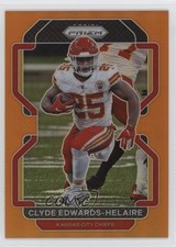 2021 Panini Prizm Orange Prizm 192/249 Clyde Edwards-Helaire #191 tj1