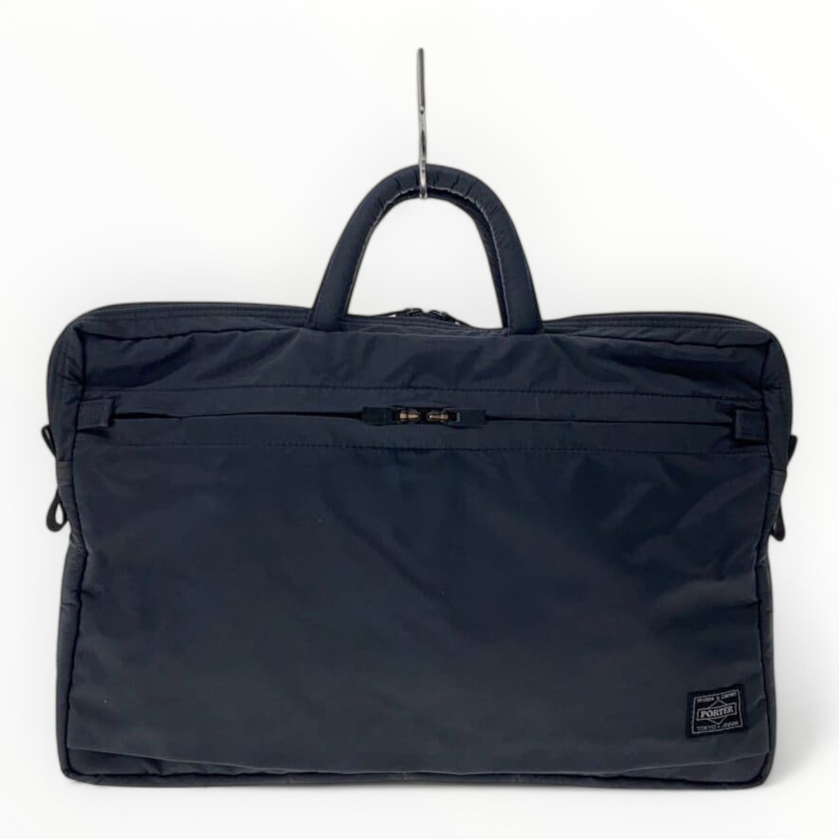 PORTER Black Briefcase Authentic Men D:1.18” H:9.06” W:14.57 PORTER Black Briefcase Authentic Men D:1.18” H:9.06” W:14.57