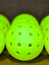 12-Pack Outdoor Pickleball Balls Set. Standard 40 Holes Ball Meet USAPA Standard