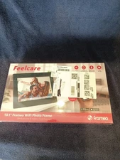 Feelcare 10.1" Smart WiFi Digital Photo Frame w/ Touch Screen Frameo Sealed NEW