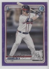 2020 Bowman Draft Chrome Purple Refractor 73/250 Jesse Franklin V #BD-17 s3g