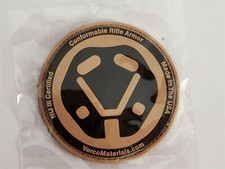 Verco Materials Conformable Rifle Armor Tan Hook and Loop Patch Military