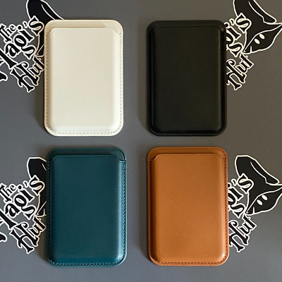 Magnetische Leder Geldbörse Kartenhalter für iPhone 12 Magsafe Zubehör kompatibel
