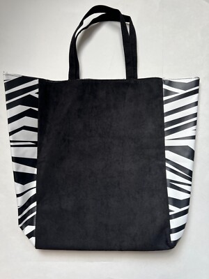 Balmain Parfums Tote Bag - Black and Zebra Pattern | eBay
