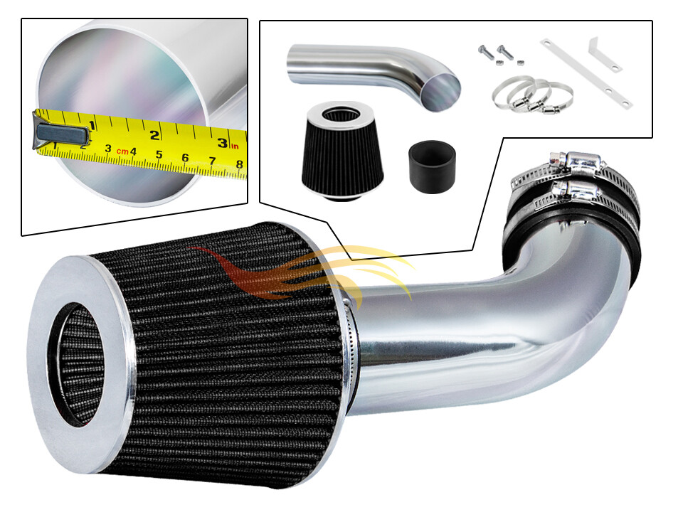BCP BLACK For Datsun 19751983 280Z 280ZX 2.8L NA L6 Ram Air Intake Kit