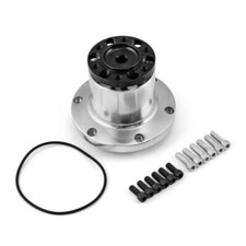 Blower Polished Billet Aluminum Snout With Coupler 4.0 Inches Long