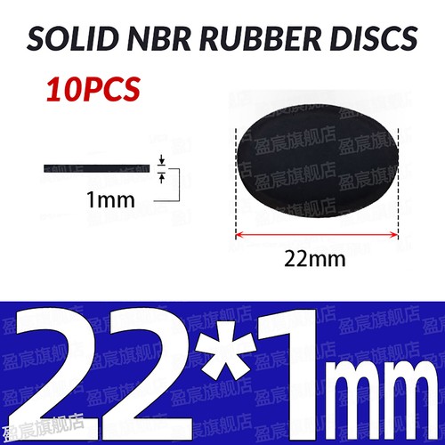 Neopren Voll Rund Gummi Pads Disc Blatt - 10 Stück - Verschiedene Stärken & Größen - Bild 17 von 251