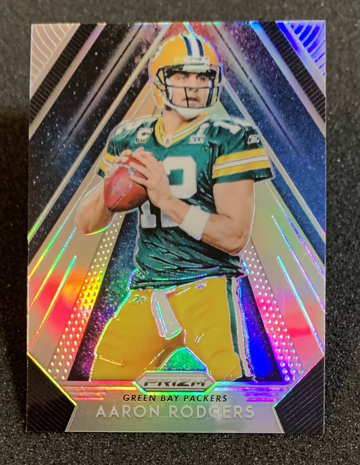 2018 Panini Prizm #A-6 Aaron Rodgers Apex Silver Prizm Short Print Packers