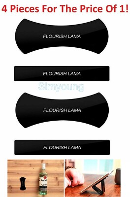 4PCS Fixate Flourish Lama Amazing Nano Rubber Gel Pad Car Sticker Phone Holder