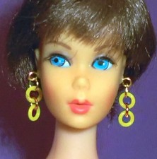 Dreamz NEON YELLOW DOUBLE HOOPS Mod Hoop Earrings Jewelry for 11.5" doll
