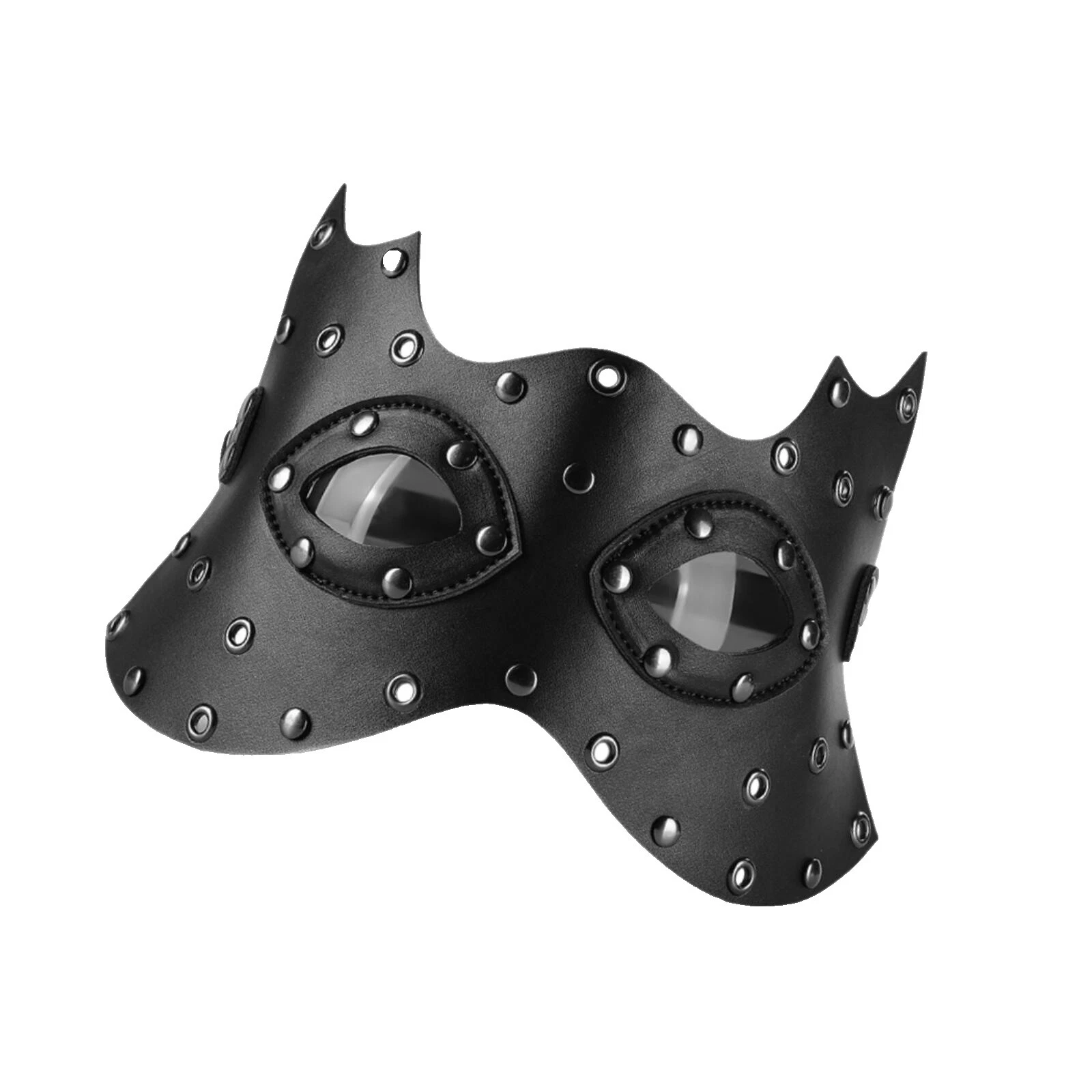 Leather Halloween Black Costume Masks & Eye Masks