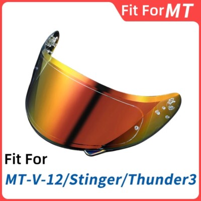 Helmet Visor Lens Shield Fit For MT V-12 STINGER THUNDER 3 THUNDER 3SV Helmet