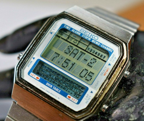 Vintage Seiko D409-500A Memo-Channel Chronograph Men's Watch JAPAN NEW  BATTERY! | eBay