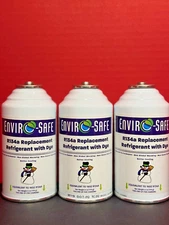 R134a REPLACEMENT REFIRGERANT with dye: 3 cans
