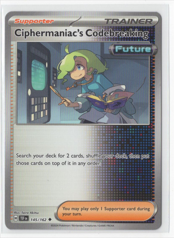 Pokemon Temporal Forces - 145/162 Ciphermaniac's Codebreaking