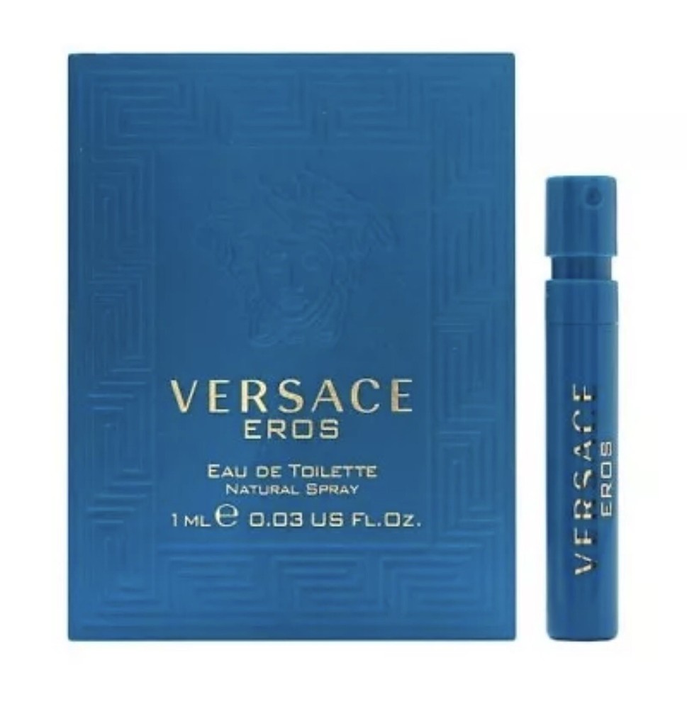 Versace Eros Eau De Toilette For Men Sample Spray Vial 0.03fl.oz
