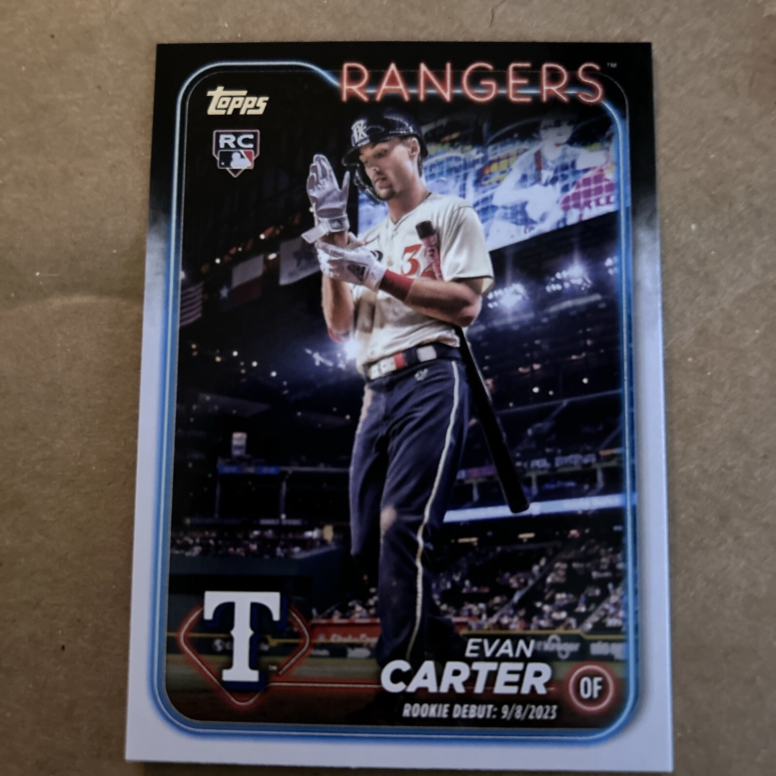 2024 Topps Update Series - Rookie Debut #US58 Evan Carter (RC)