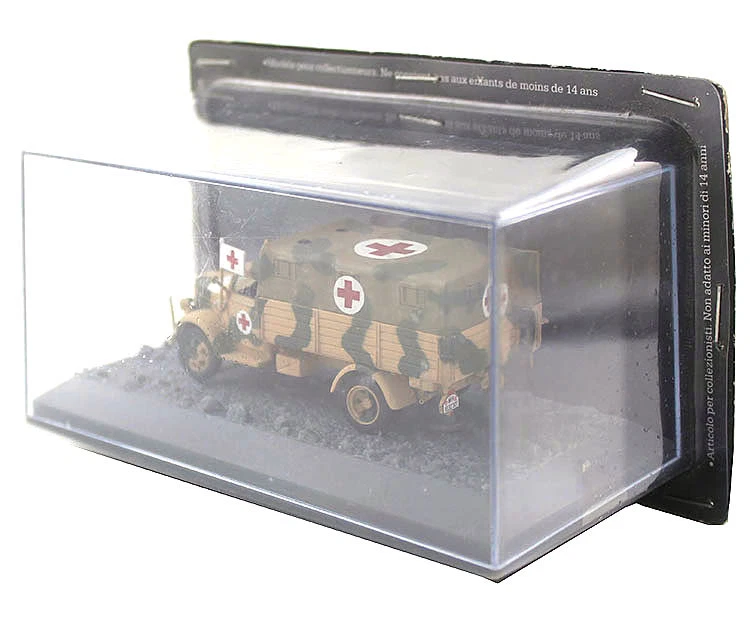 WWII GERMAN Opel Blitz 1/72 DIECAST MODEL FINISHED Ambulance IXO - Image 4 of 4